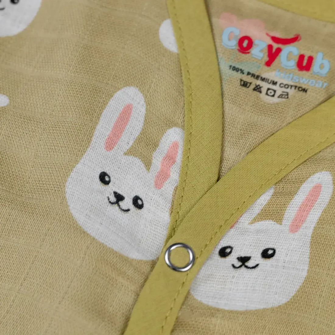 Green Bunny - Muslin Jabla