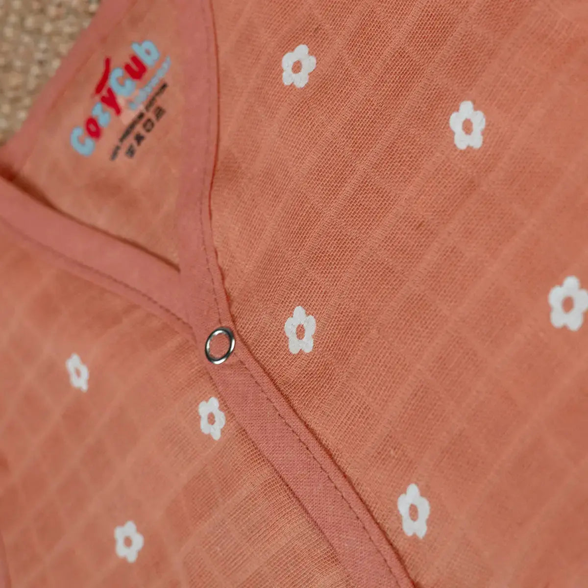 Brown Floral - Muslin Jabla