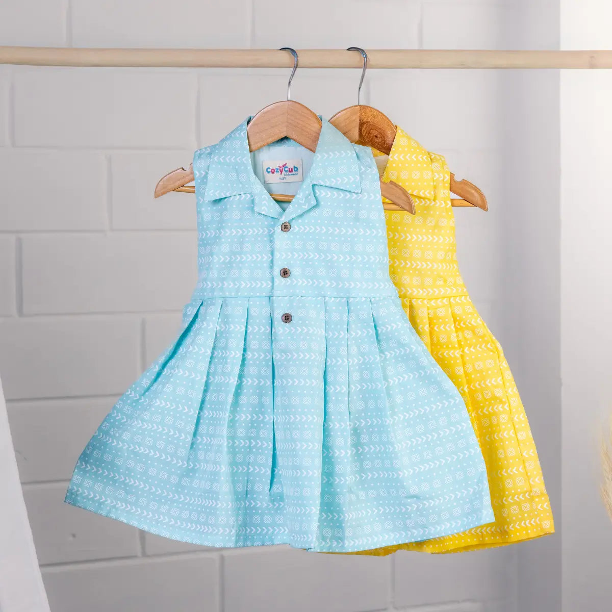 Adorable Mustard Yellow - Collar Frock