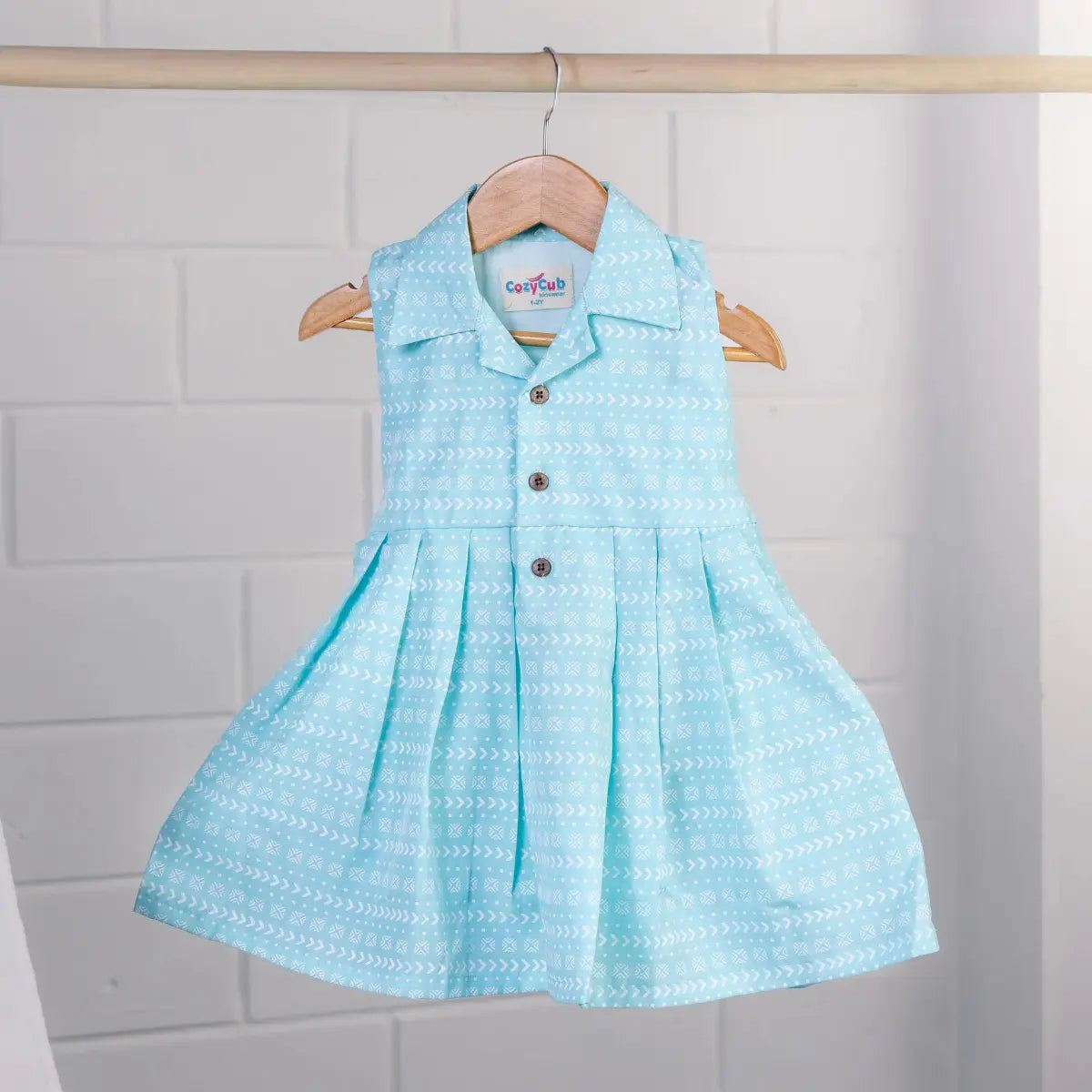 Light Blue - Collar Frock
