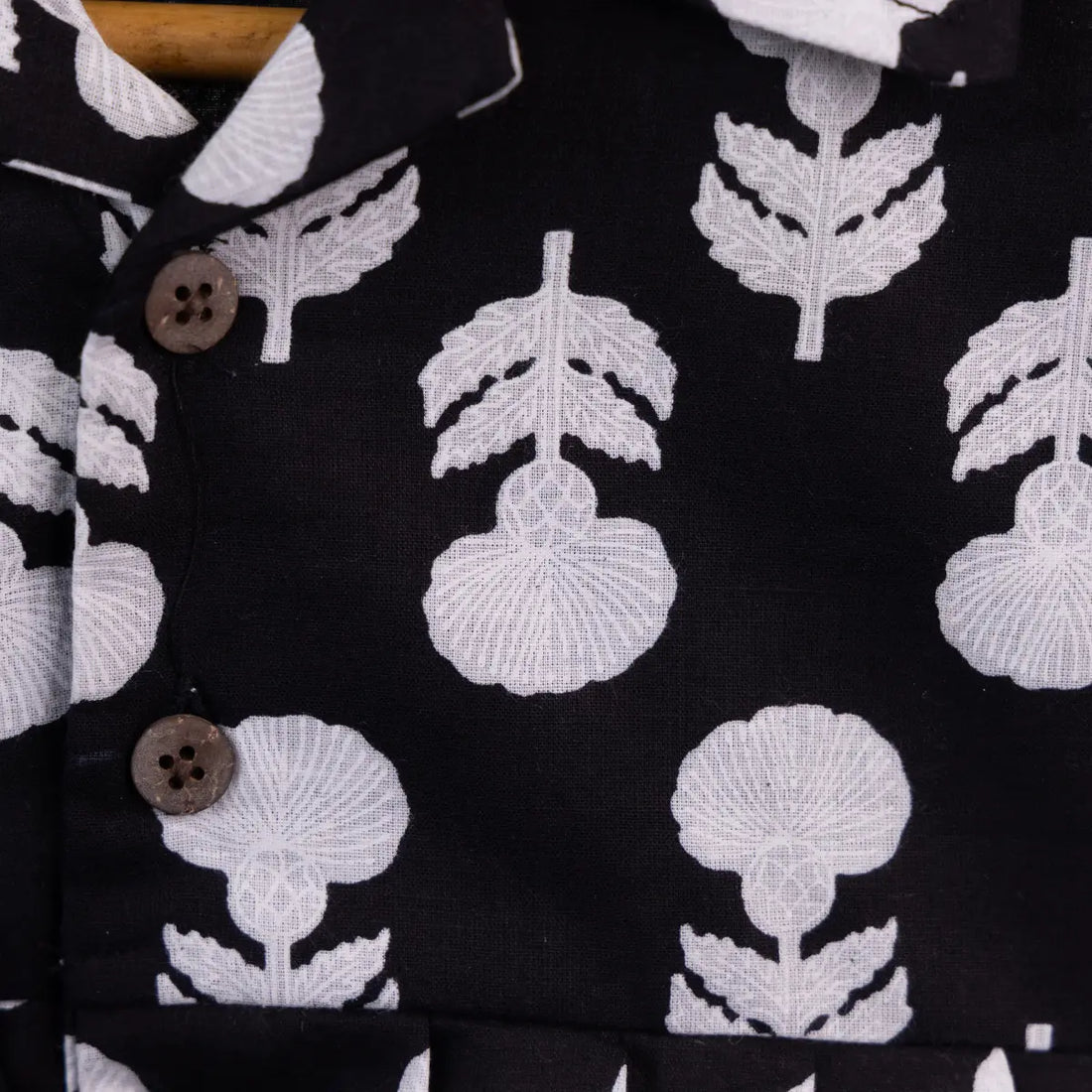 Classic Black with White -Collar Frock