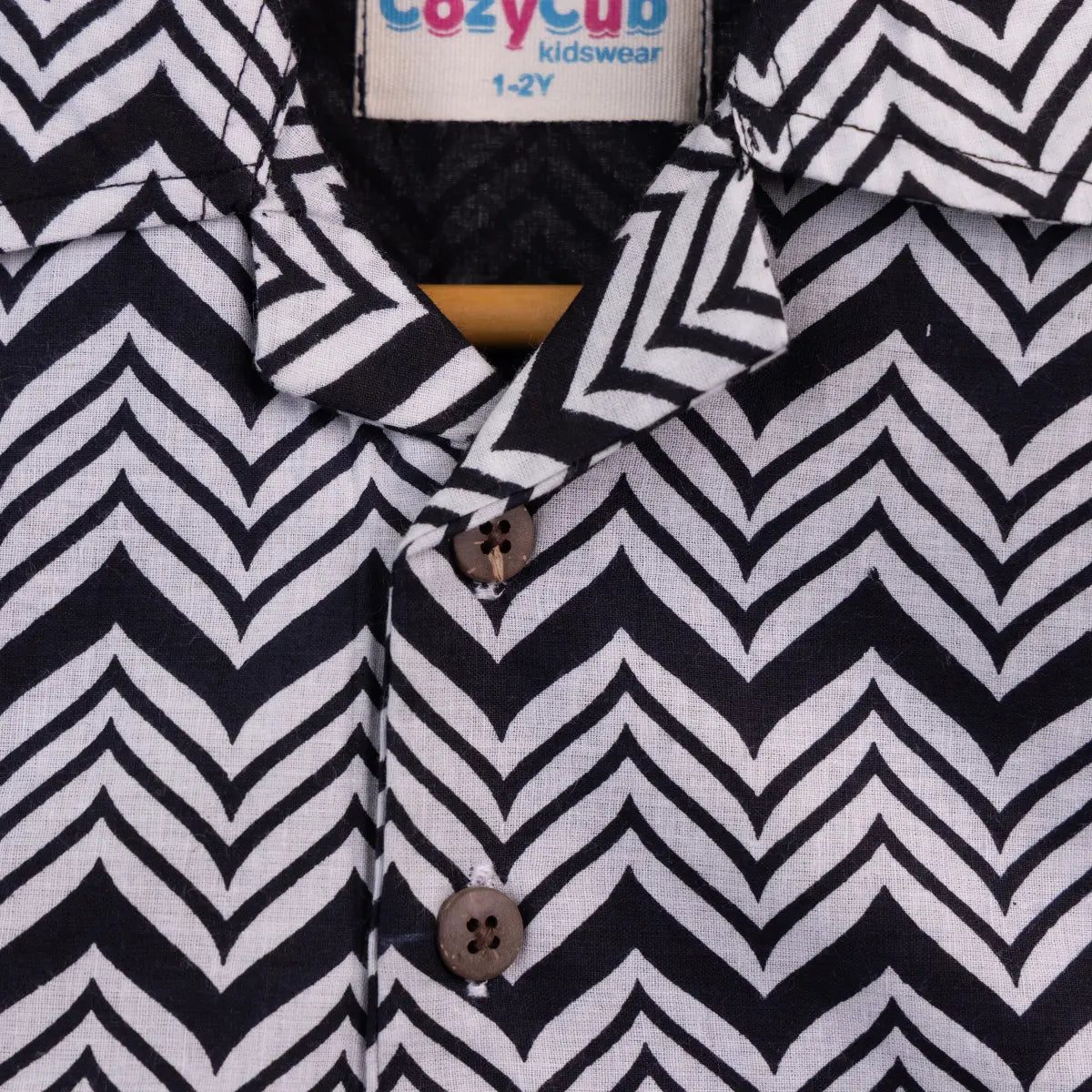 Zigzag Chevron - Collar Frock