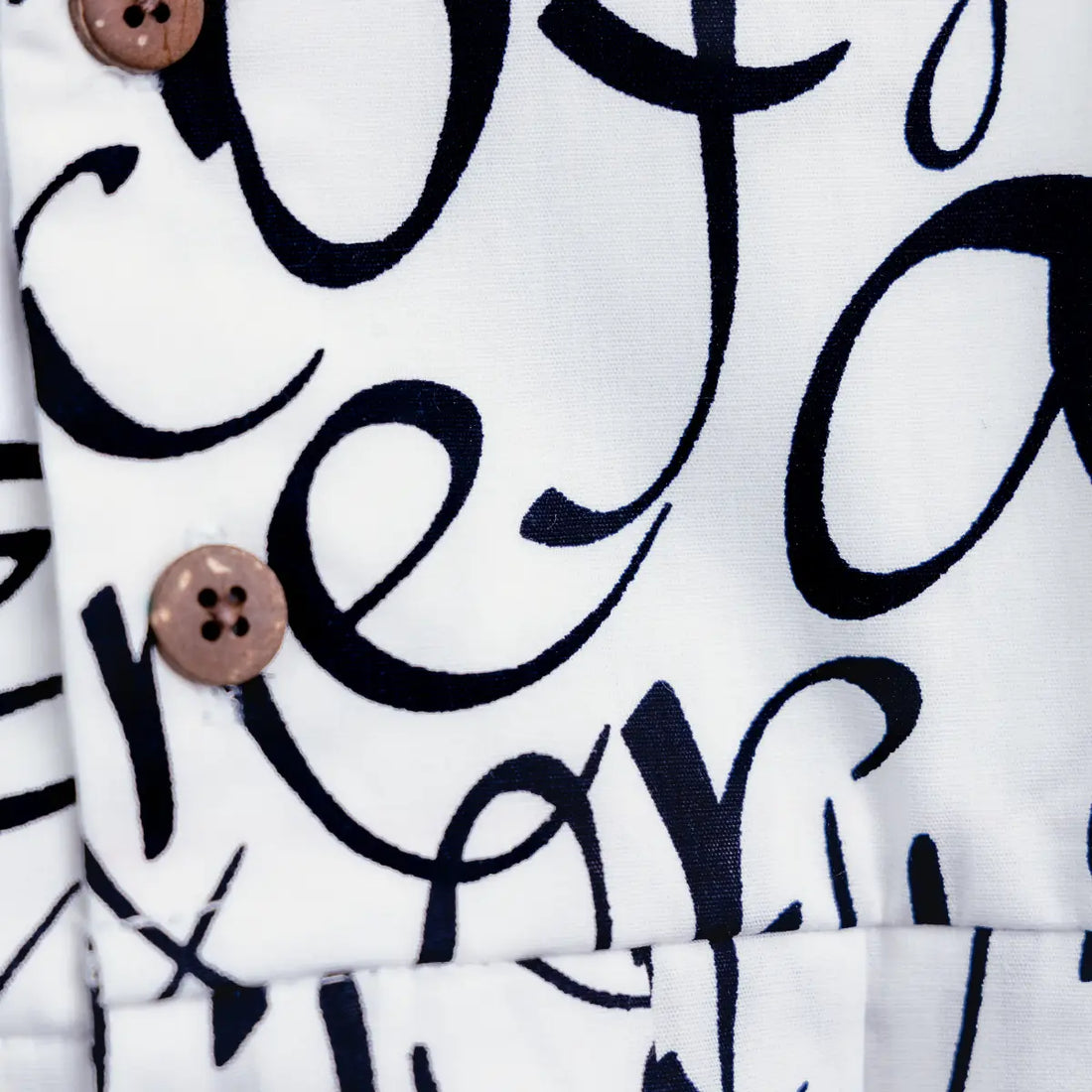 Black Alphabets - Collar Frock