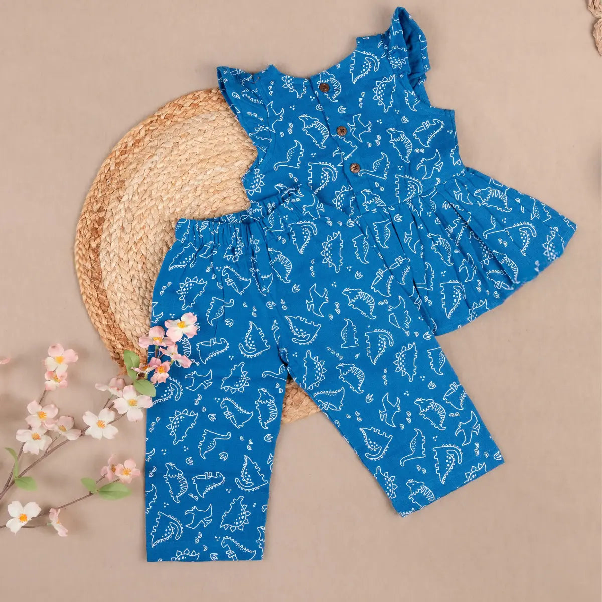 Vibrant Blue Dinosaur - Coords Set