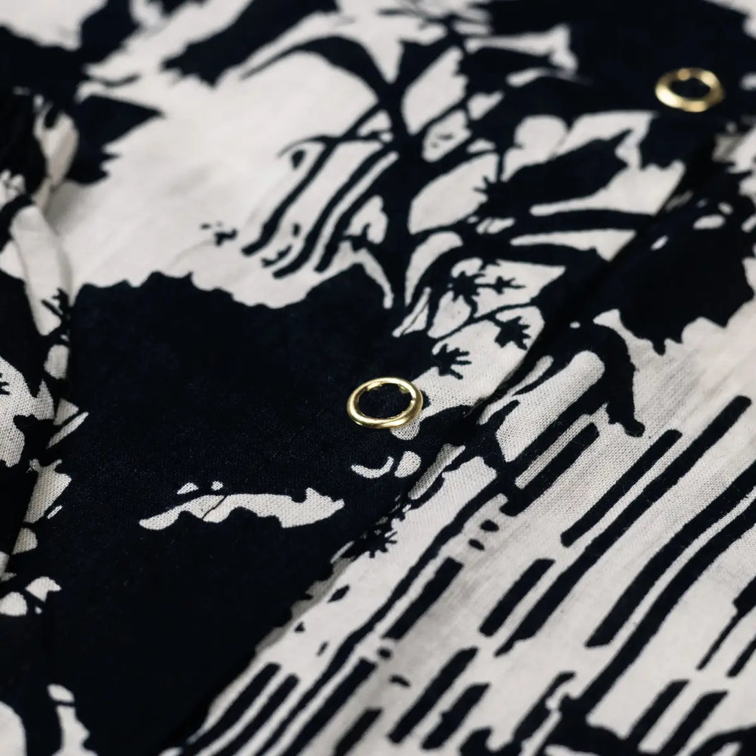 Striking Black and White with Bold Abstract Floral - Coords Set