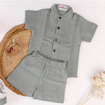 Sage Green - Half Sleeve Set