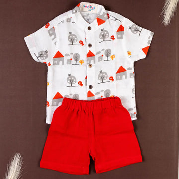 Little Village Adorable House - Half Sleeve Set