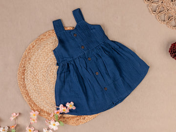 Royal Blue - Stripe Frock