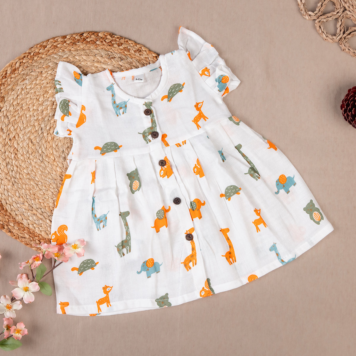 Colourful Giraff Frock