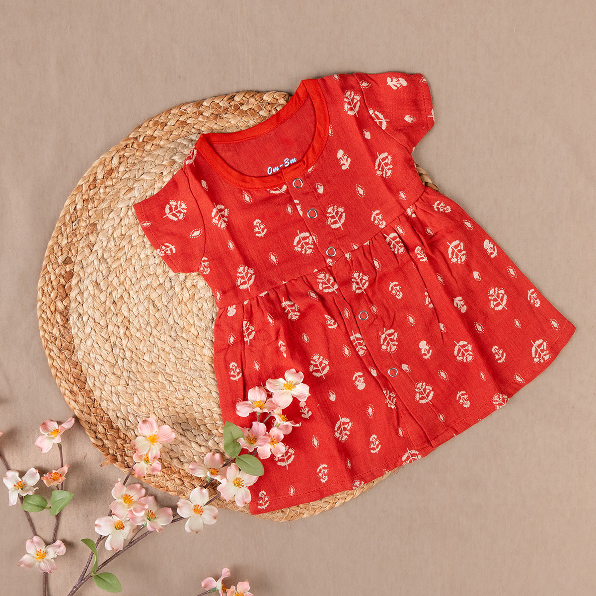 Brown Leaf - Frill Frock