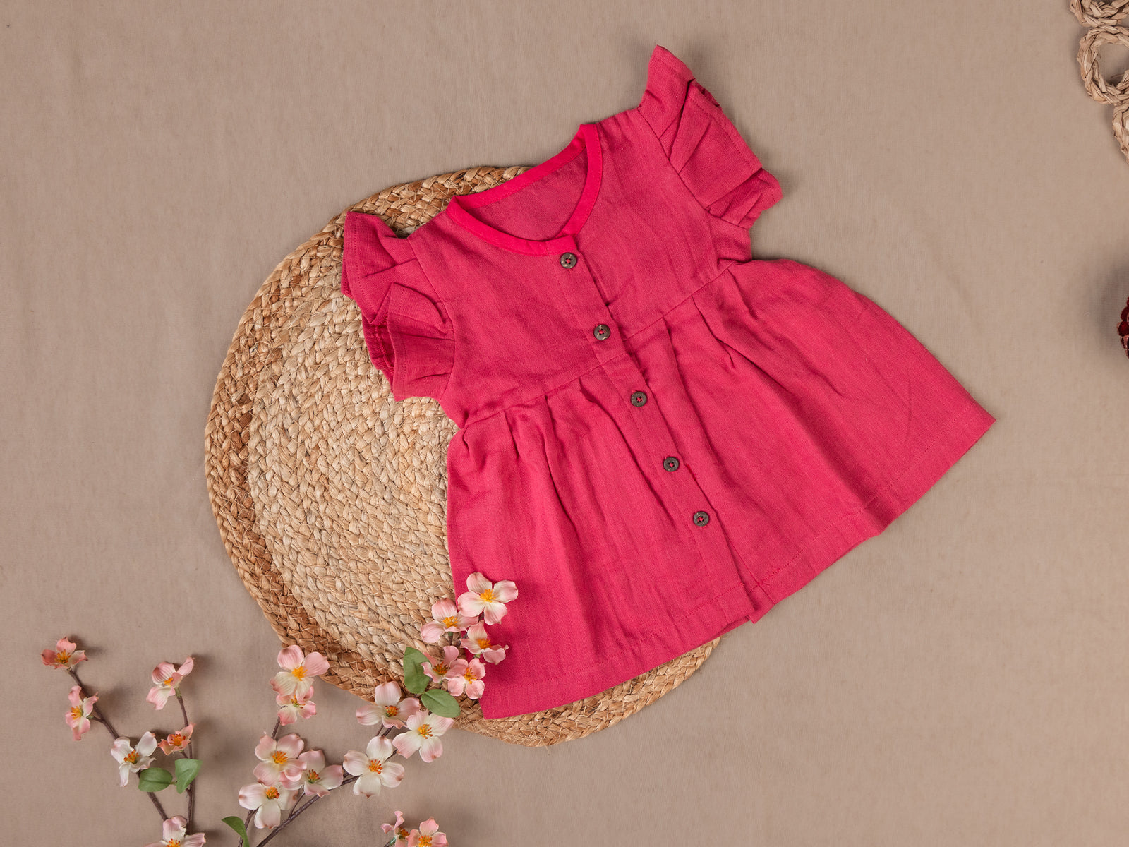 Vibrant Magenta Frock