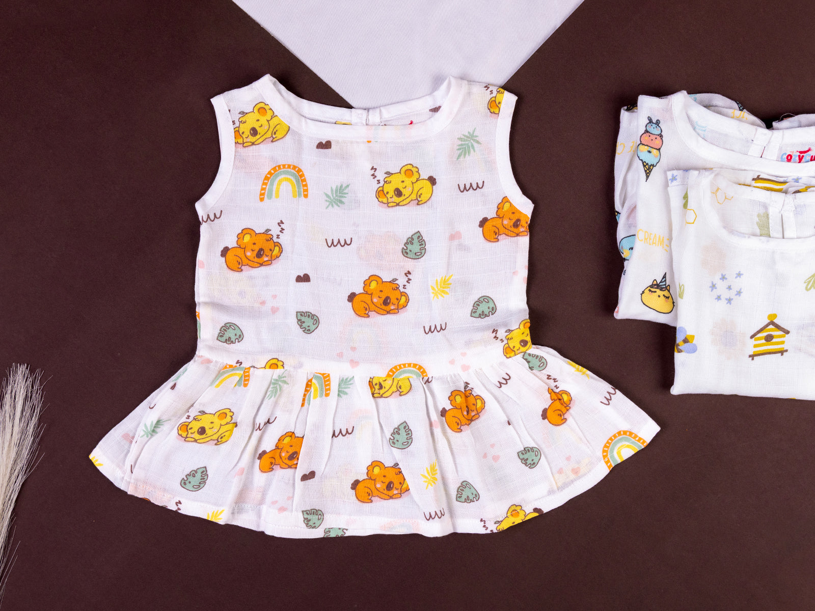 Sleeping Bear - Sleeveless Frock