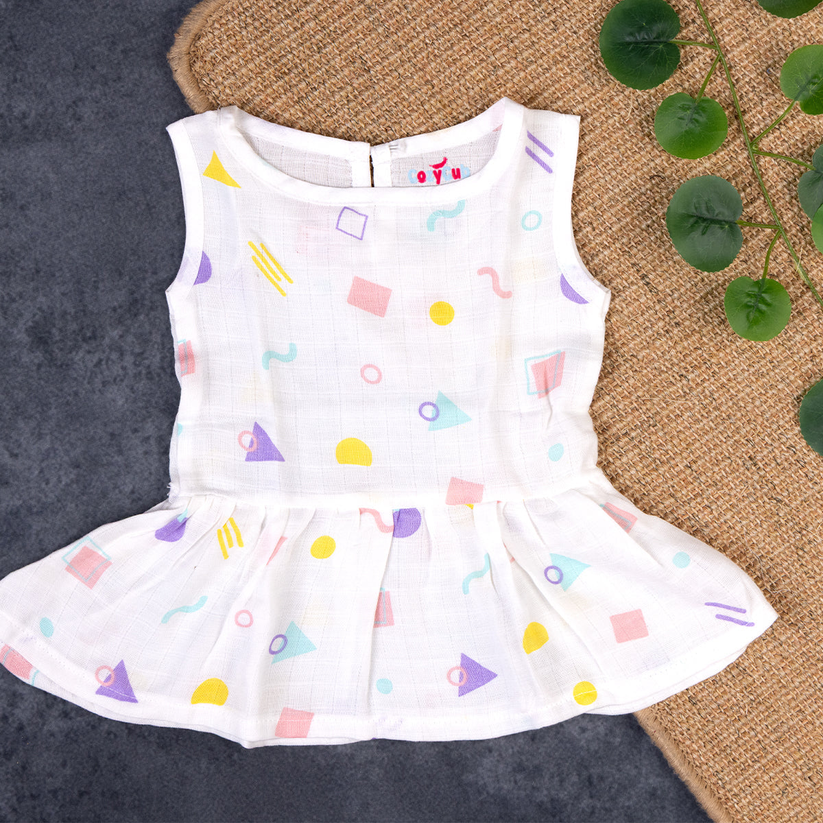 Shapes - Sleeveless Button Frock