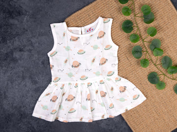 Globe - Sleeveless Button Frock