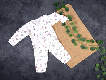 Boho Tribal Print  - Full Sleeve Night Suit