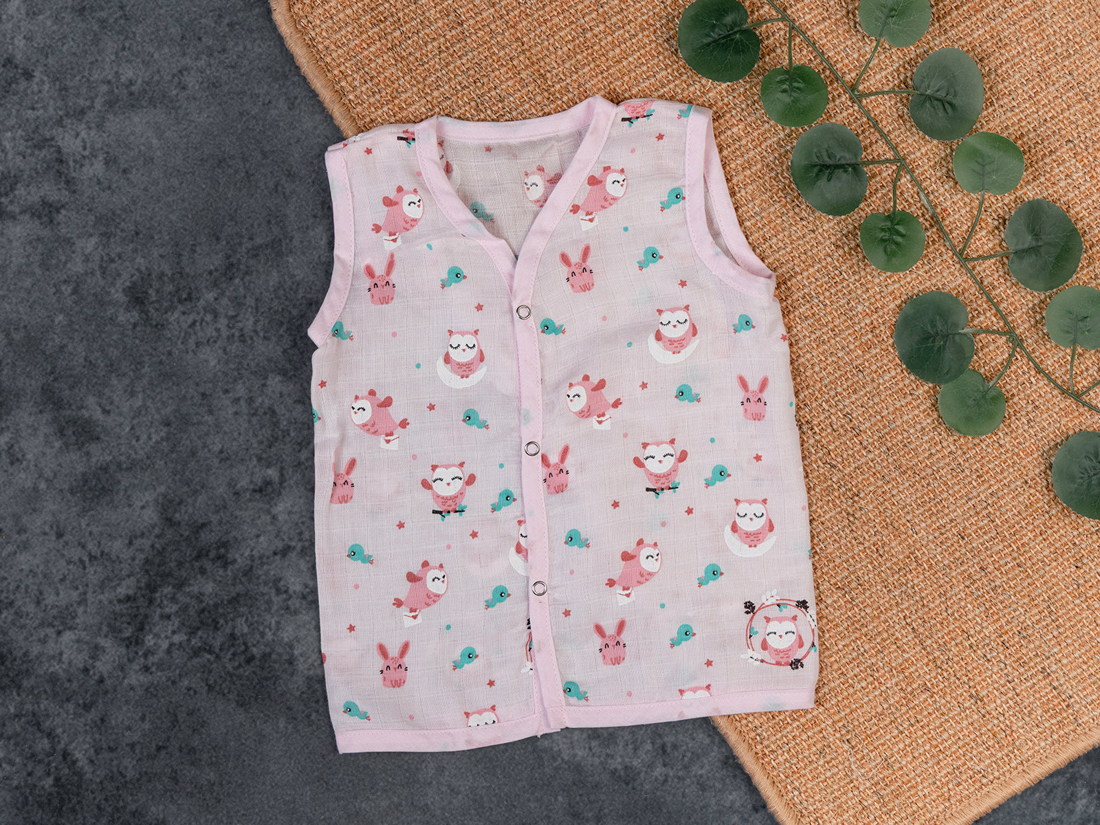 Pink Owl - Muslin Jabla