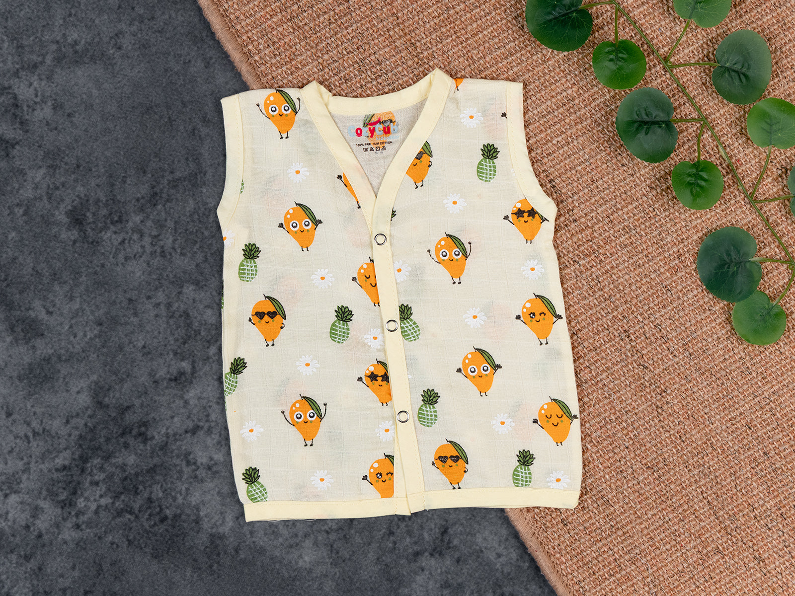 Yellow Mango - Muslin Jabla