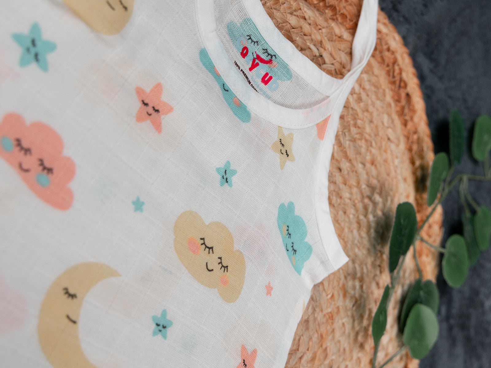 Happy Clouds - Muslin Jabla