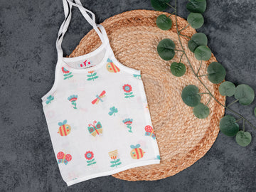 Blue Butterfly - Muslin Jabla