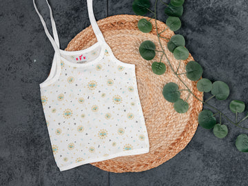 Delightful Sunflower Motifs - Muslin Jabla