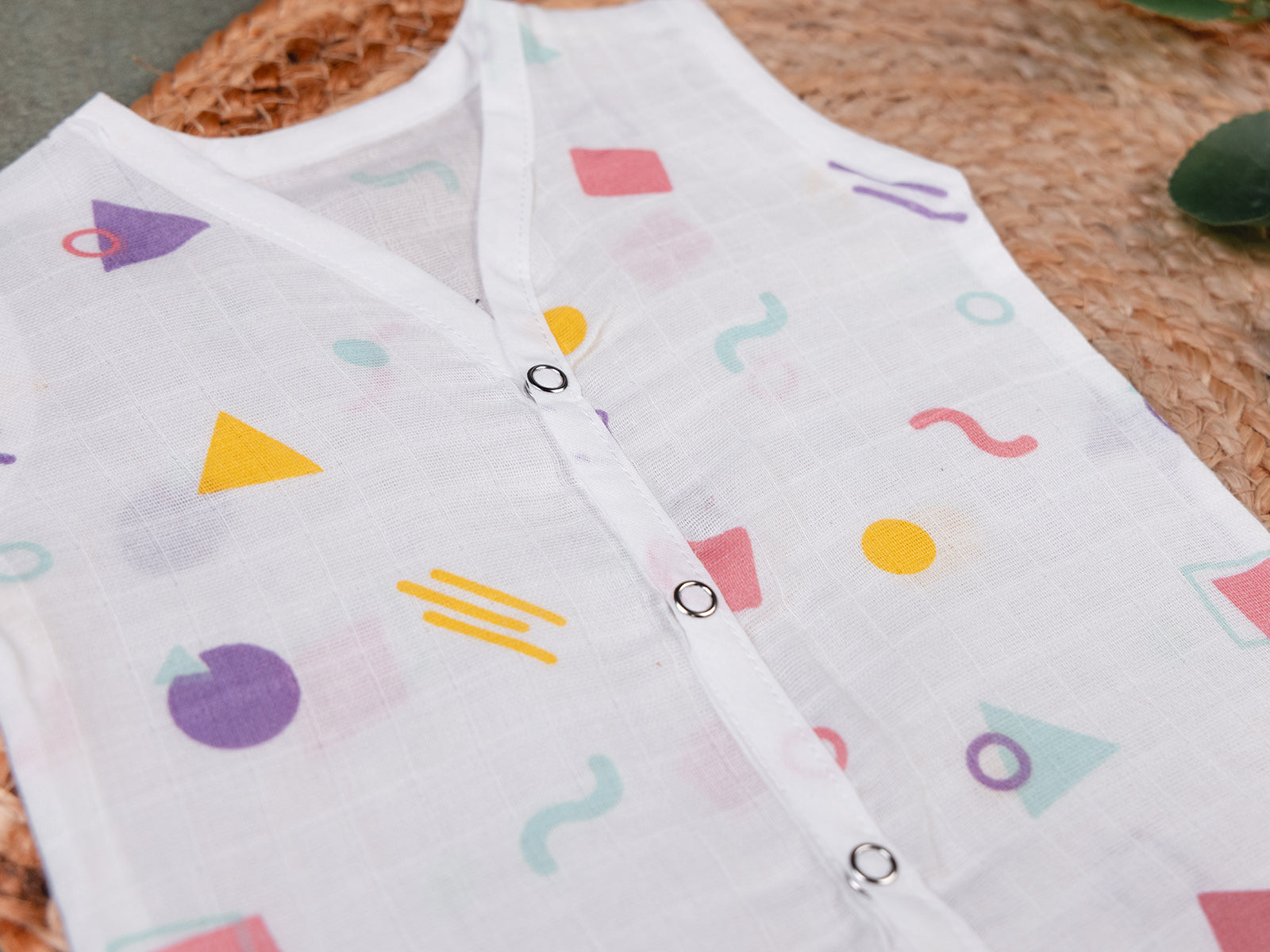 Geometric Pattern - Muslin Jabla