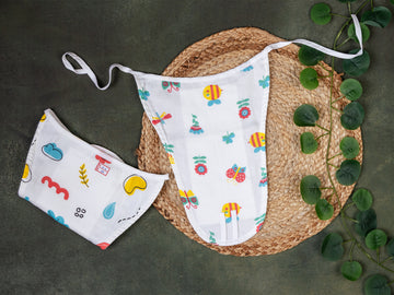 Delightful Butterfly- Muslin Nappy