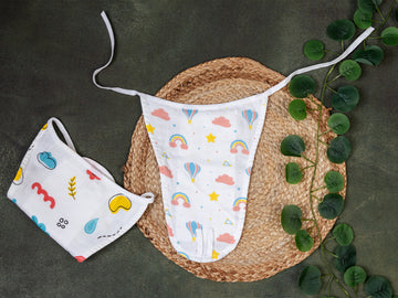 Cheerful Balloon - Muslin Nappy