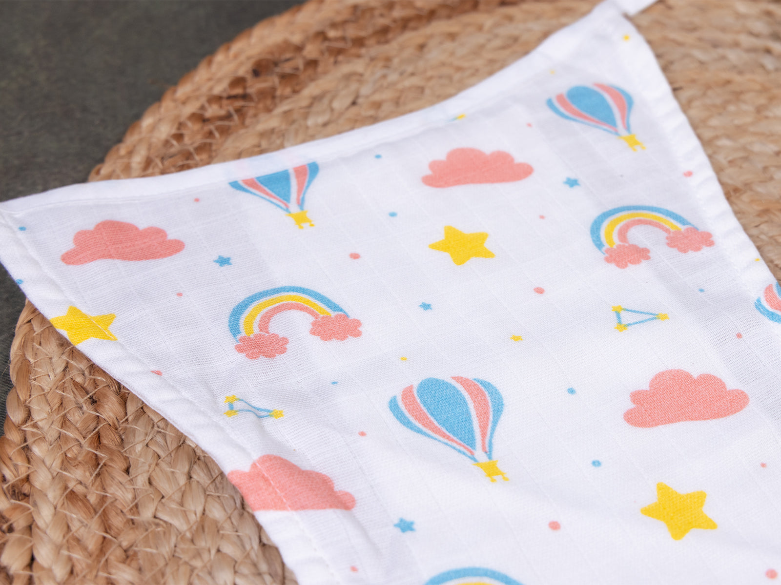 Cheerful Balloon - Muslin Nappy