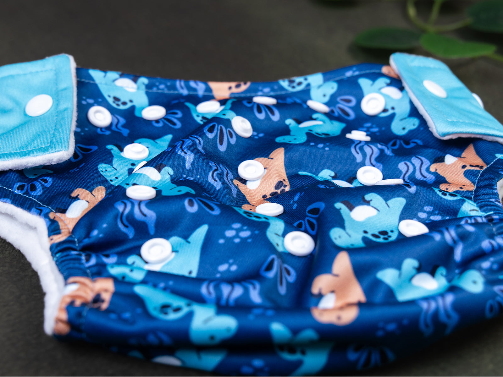 Playful Dinosaur - Cloth Diaper