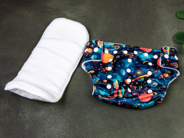 Vibrant Space Adventure - Cloth Diaper