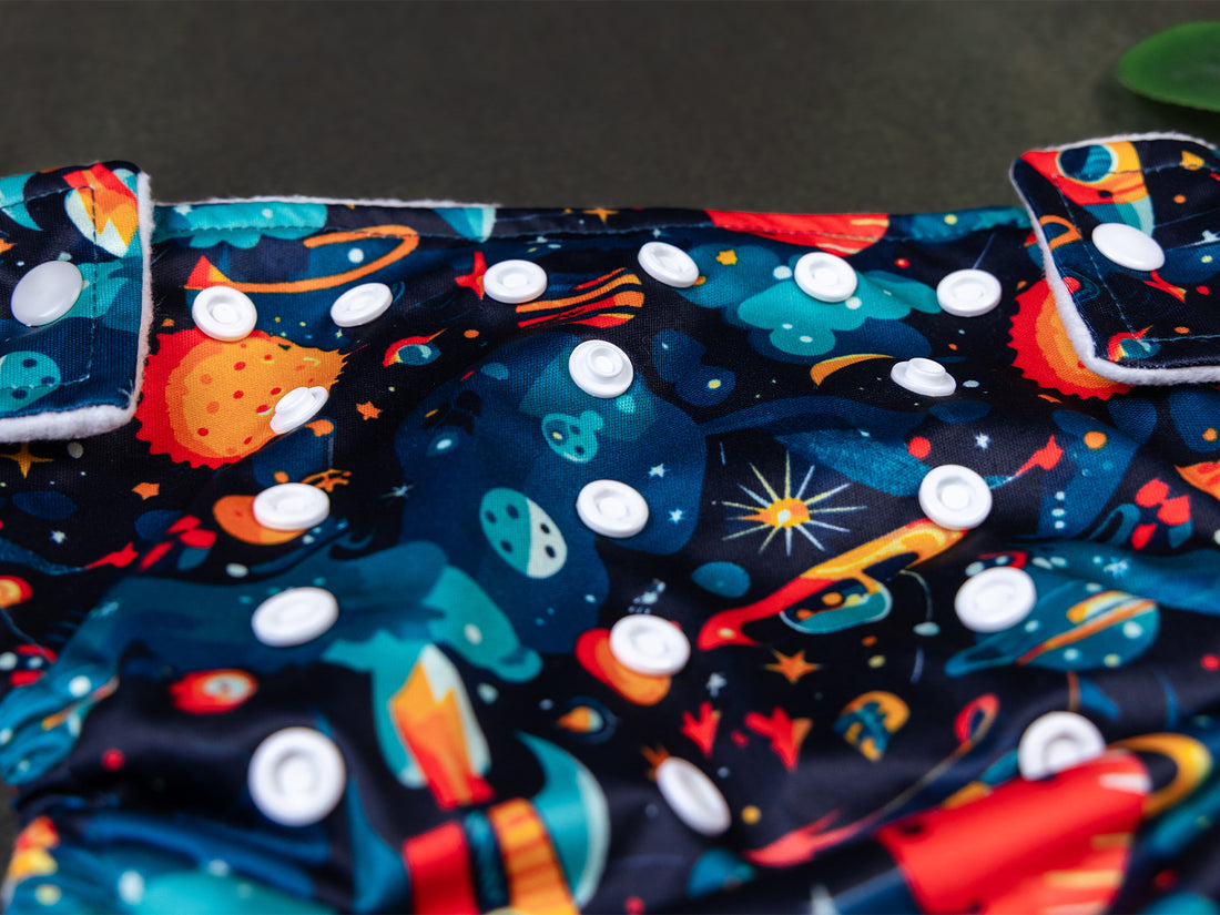 Vibrant Space Adventure - Cloth Diaper