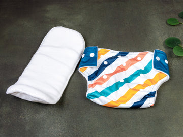 Vibrant stripe - Cloth Diaper
