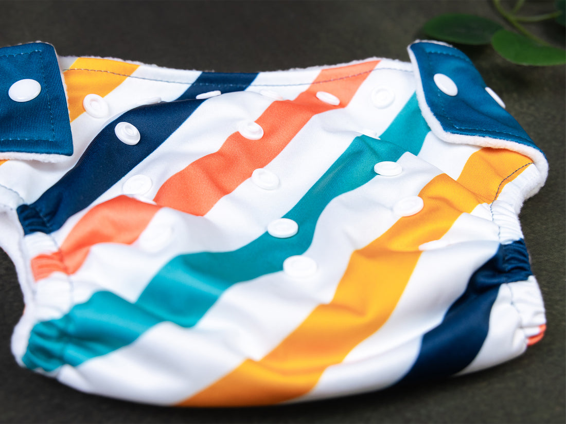 Vibrant stripe - Cloth Diaper