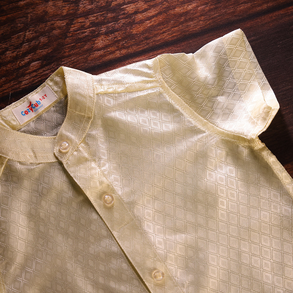 ✨ Premium Art Silk Shirt & Traditional Dhoti Set