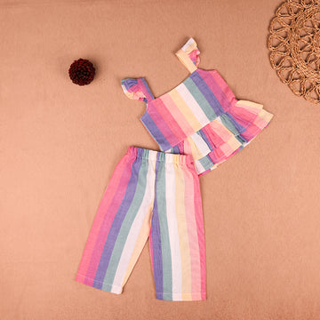Rainbow Breeze Girls Co-ord Set