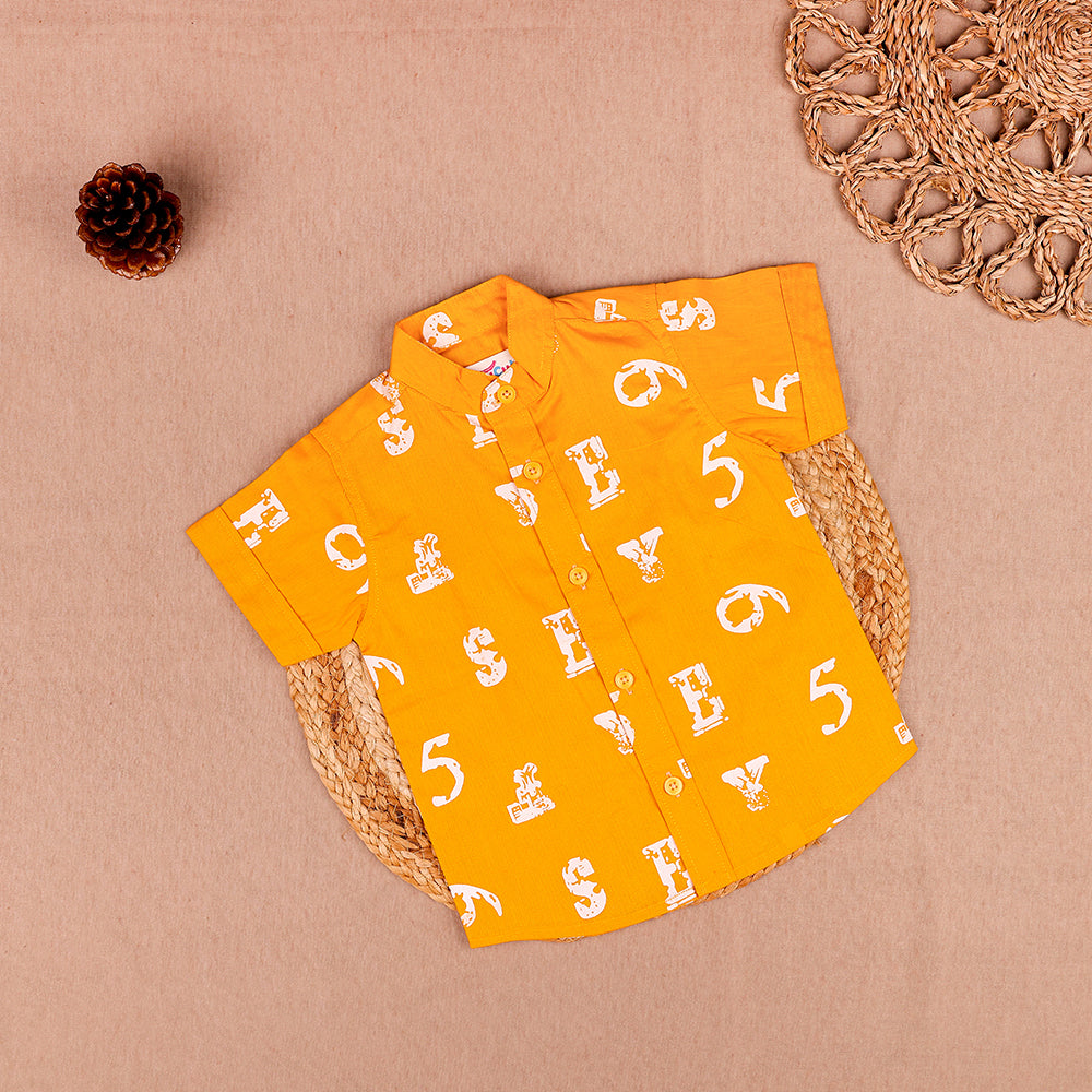 Learning Adventure Yellow - Cotton Shirt