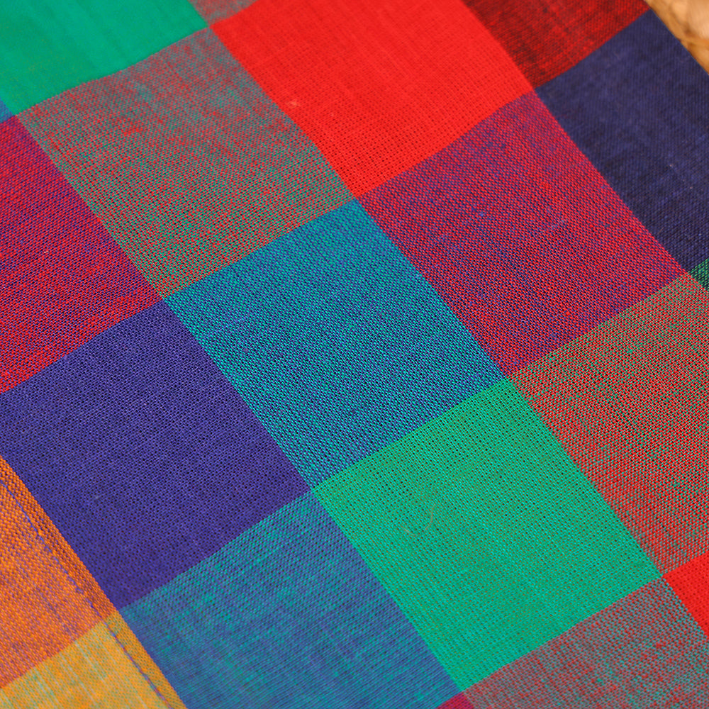 Multicolor Madras Check Cotton Shirt