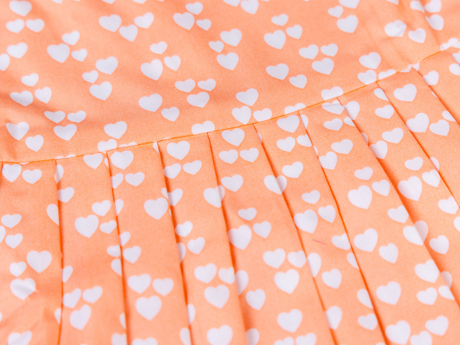 Peach Blossom Peter Pan Collar Frock