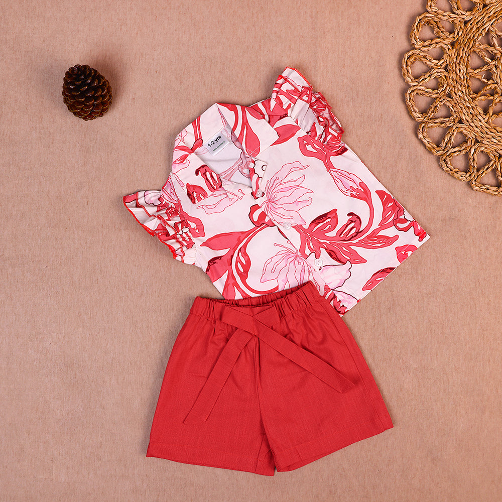Blossom Breeze Girls Co-ord Set