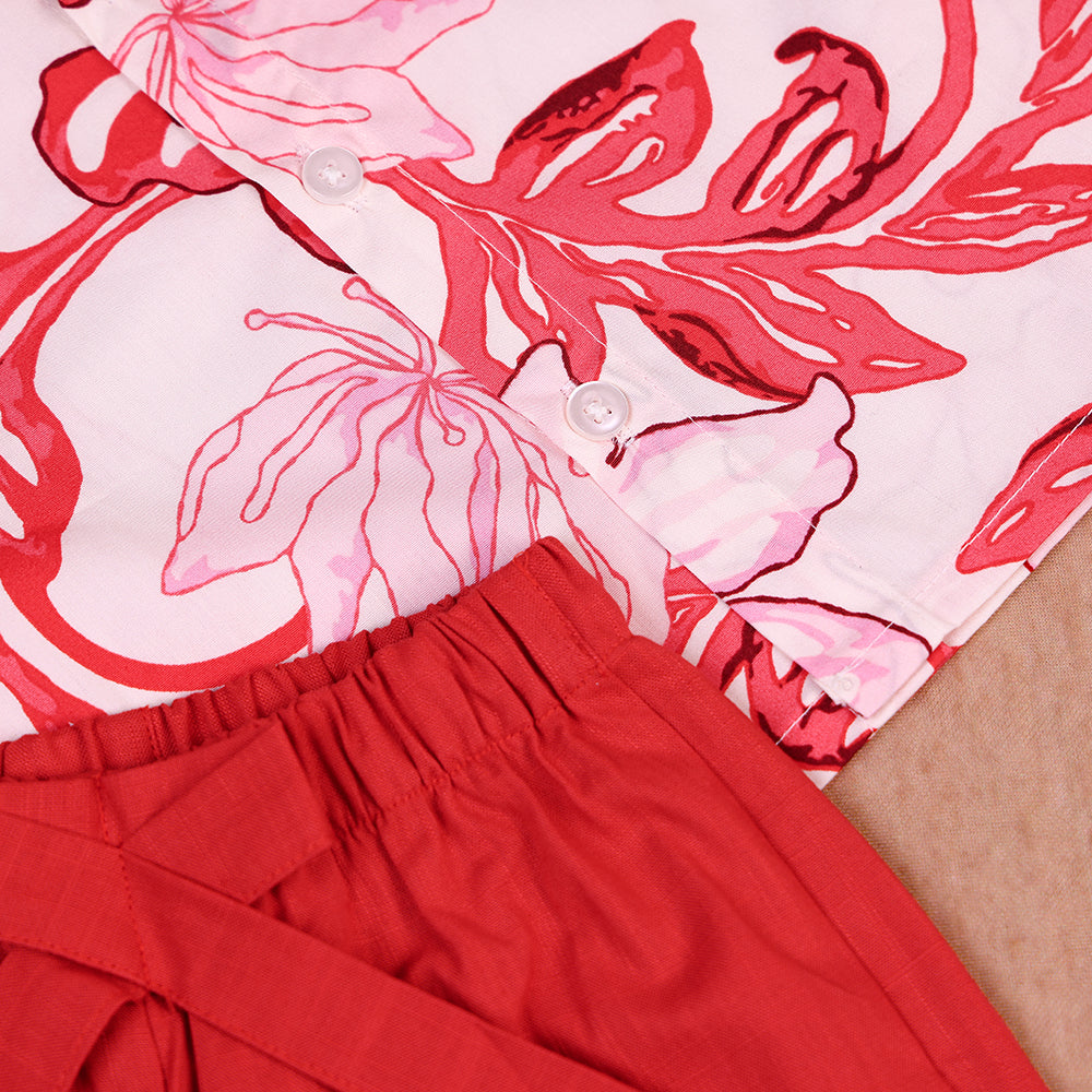 Blossom Breeze Girls Co-ord Set