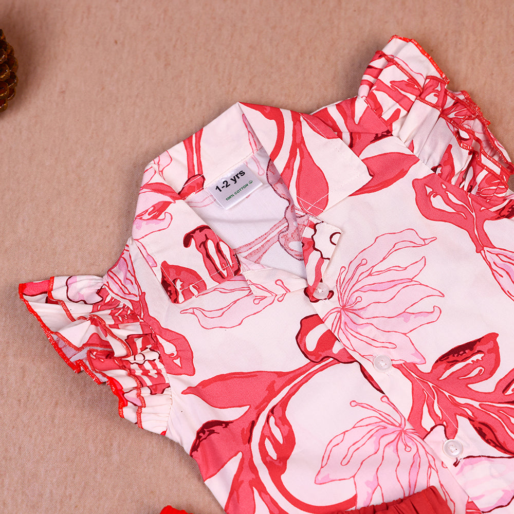 Blossom Breeze Girls Co-ord Set