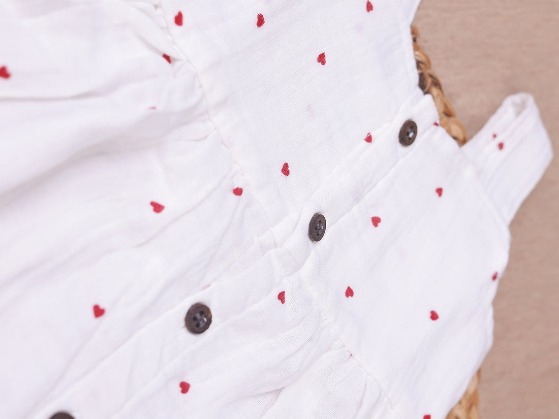 Red Heart Stripe Frock