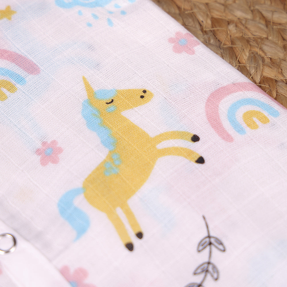 Magical Unicorn Muslin Jabla – Pure White
