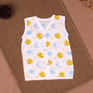 Sleepy Kitty Moon Muslin Jabla