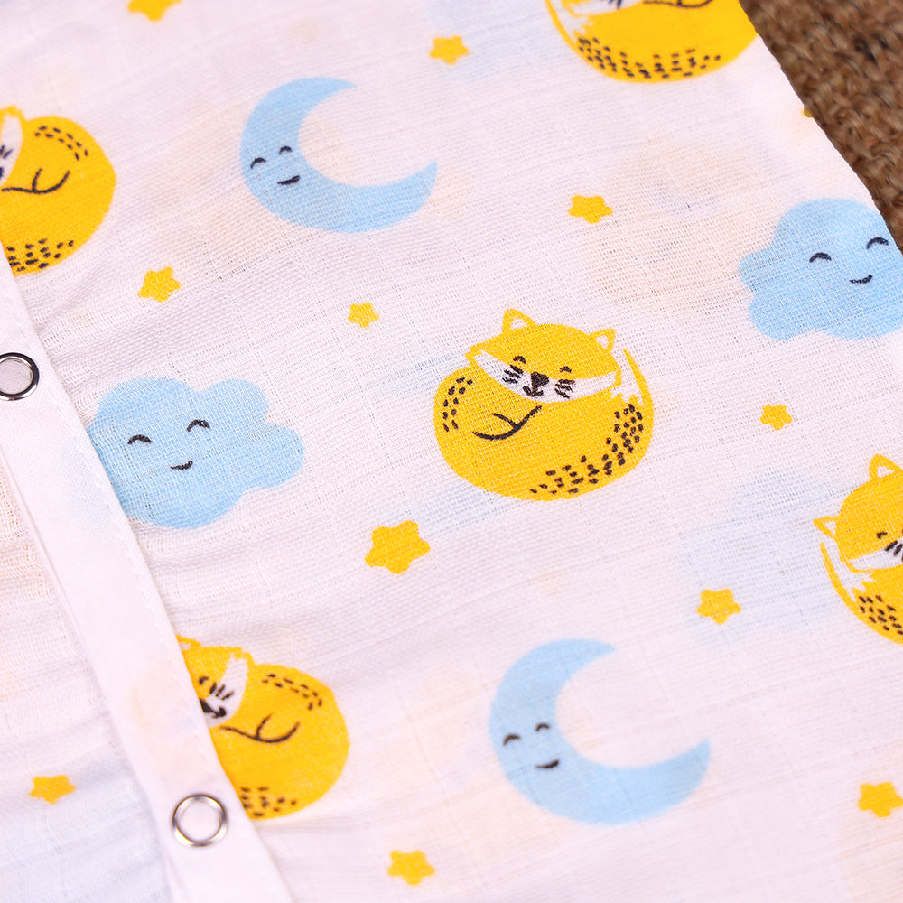 Sleepy Kitty Moon Muslin Jabla
