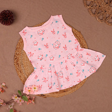 Forest Friends Muslin Frock