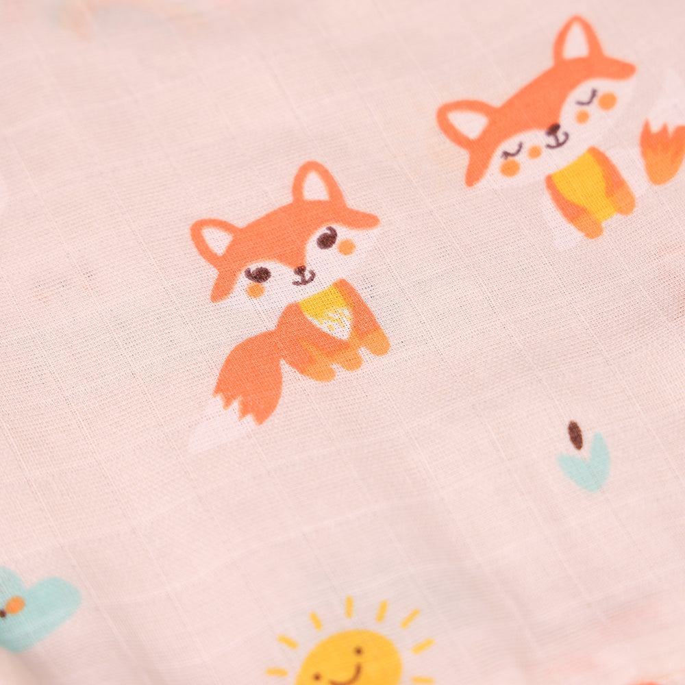 Foxy Sunshine Muslin Frock