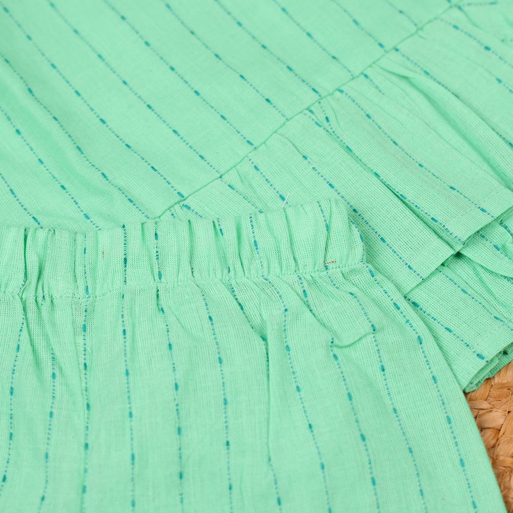 Mint Green Ruffle Coord Set