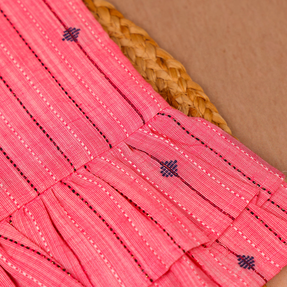 Pink Sparkle Pink Cotton Ruffle Coord Se