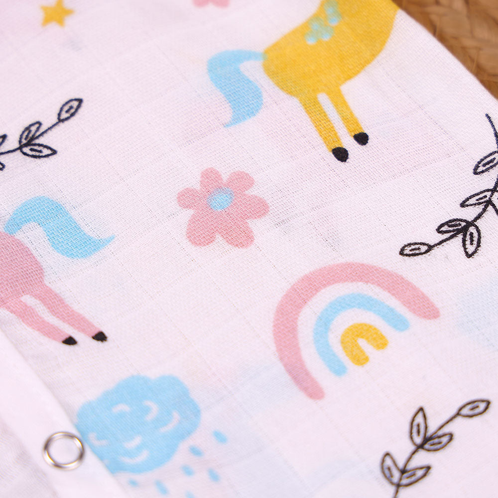 Unicorn Dreams Muslin Night Suit Set – Baby/Toddler